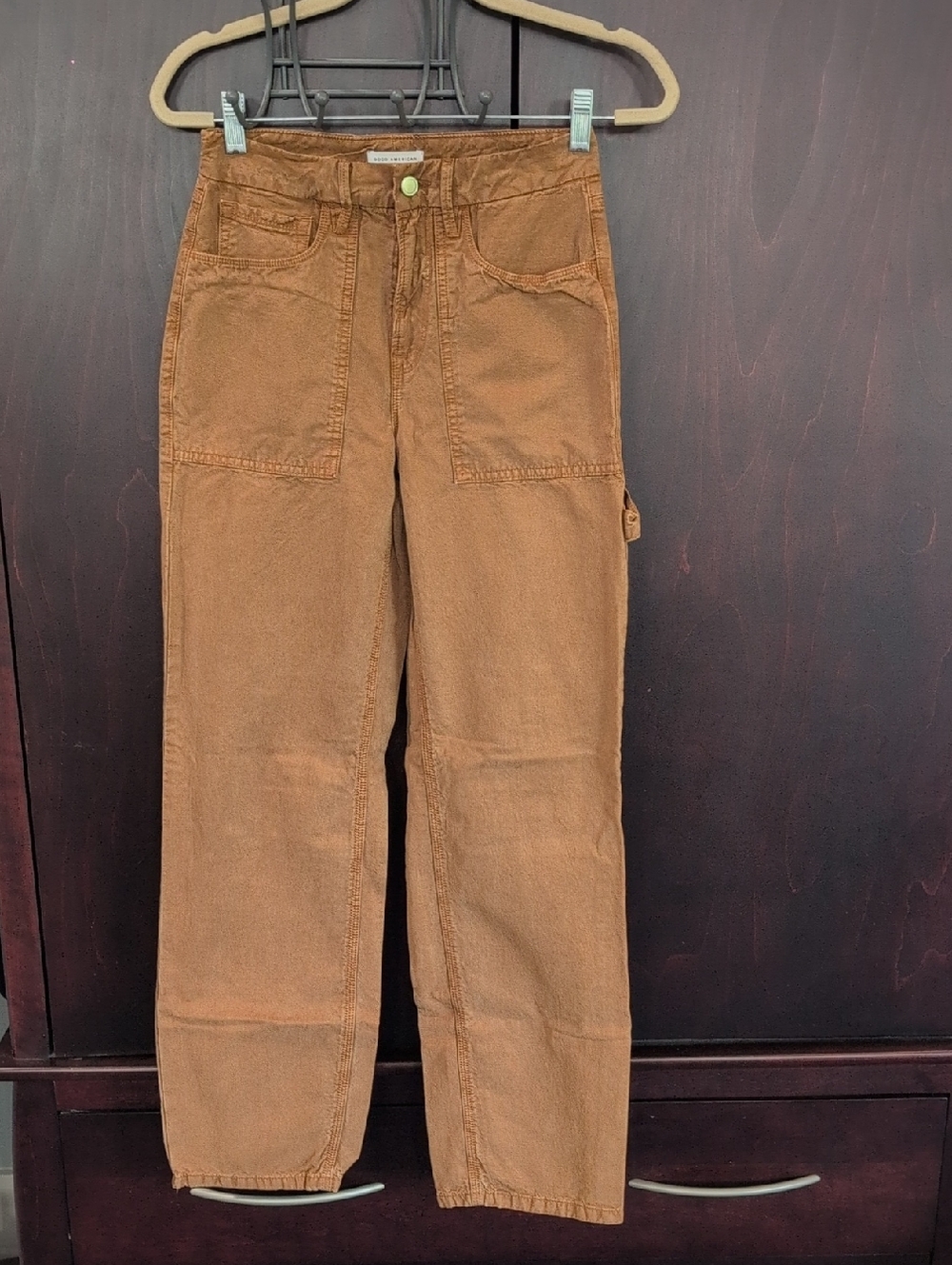 Good American 90s Rust Carpenter Jeans 0/25